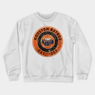 Retro Vintage Houston Astros 70s Crewneck Sweatshirt